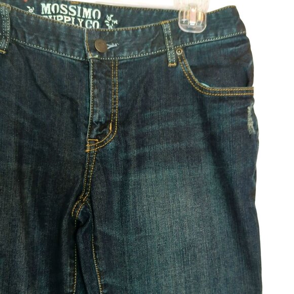 Mossimo Supply Co Size 13 Bootcut Distressed Jeans - Picture 6 of 11